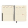 Diary Finocam Tempus Black Quarto 15,5 x 21,7 cm 2024-2025 | Tienda24 - Global Online Shop Tienda24.eu