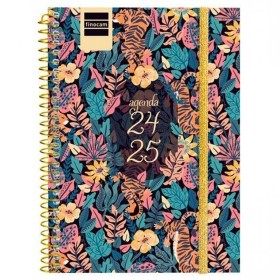 Agenda Finocam TIGER Multicolor 1/8 12 x 16,4 cm 2024-2025 de Finocam, Agendas e calendários - Ref: S8435084, Preço: 5,97 €, ...