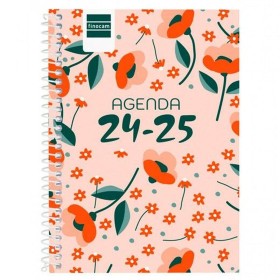 Agenda Finocam COOL 8º SVH FLORAL Multicolor Salmón 1/8 12 x 16,4 cm 2024-2025 de Finocam, Agendas y calendarios - Ref: S8435...