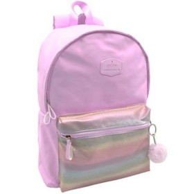 School Bag Blin-Blin Pink 42 x 31 x 14 cm Rainbow by Blin-Blin, Children's Backpacks - Ref: S8435156, Price: 24,35 €, Discoun...