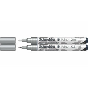 Set of Markers Schneider PAINT-IT 2 CHROME metal (2 Units) by Schneider, Drawing materials - Ref: S8435317, Price: 12,85 €, D...