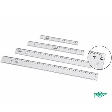 Ruler Faibo Transparent 30 cm (20 Units) | Tienda24 - Global Online Shop Tienda24.eu