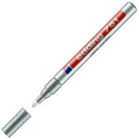 Marker pen/felt-tip pen Edding 751-54 Silver (10 Units) by Edding, Permanent Markers & Marker Pens - Ref: S8435692, Price: 33...