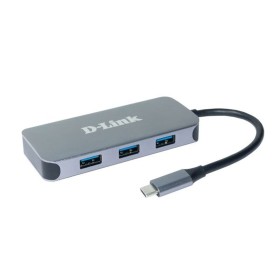 USB Hub i-Tec C31QUATTRODOCKPD Black | Tienda24 Tienda24.eu