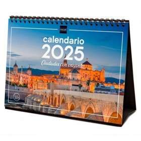 Calendario de Sobremesa Finocam Papel 11 x 11 cm 2025 | Tienda24 - Global Online Shop Tienda24.eu