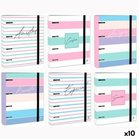 Ring binder Carchivo Multicolour A4 (8 Units) | Tienda24 - Global Online Shop Tienda24.eu