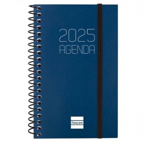 Agenda Finocam OPAQUE Bleu Mini 7,9 x 12,7 cm 2025 de Finocam, Agendas civils & carnets de RDV - Réf : S8437158, Prix : 6,20 ...