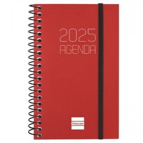 Agenda Finocam OPAQUE Bordeaux Mini 7,9 x 12,7 cm 2025 de Finocam, Agendas civils & carnets de RDV - Réf : S8437163, Prix : 6...