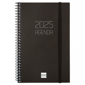 Agenda Finocam OPAQUE Negro 11,7 x 18,1 cm 2025 de Finocam, Agendas y calendarios - Ref: S8437165, Precio: 7,45 €, Descuento: %