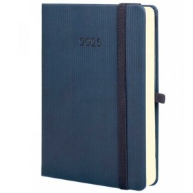 Agenda Finocam Azul 11,8 x 16,8 cm 2025 Textura de Finocam, Agendas e calendários - Ref: S8437181, Preço: 15,05 €, Desconto: %