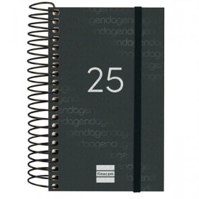 Agenda Finocam YEAR Noir Mini 7,9 x 12,7 cm 2025 de Finocam, Agendas civils & carnets de RDV - Réf : S8437384, Prix : 10,36 €...