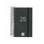 Agenda Finocam YEAR Noir Mini 7,9 x 12,7 cm 2025 | Tienda24 - Global Online Shop Tienda24.eu