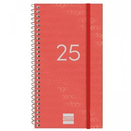 Agenda Finocam YEAR Rosso Mini 9,4 x 17,1 cm 2025 | Tienda24 - Global Online Shop Tienda24.eu