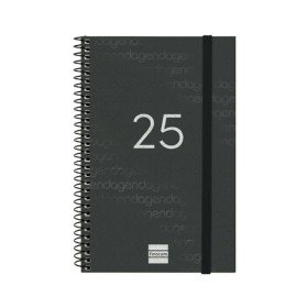 Agenda Finocam YEAR Noir 11,7 x 18,1 cm 2025 de Finocam, Agendas civils & carnets de RDV - Réf : S8437401, Prix : 7,45 €, Rem...