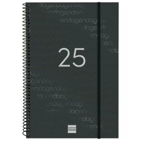 Agenda Finocam YEAR Negro 16,5 x 24,2 cm 2025 de Finocam, Agendas y calendarios - Ref: S8437414, Precio: 10,74 €, Descuento: %