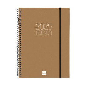 Agenda Finocam OPAQUE Marrón A5 15,5 x 21,2 cm 2025 de Finocam, Agendas y calendarios - Ref: S8437418, Precio: 8,28 €, Descue...