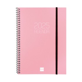 Agenda Finocam OPAQUE Cor de Rosa A5 15,5 x 21,2 cm 2025 de Finocam, Agendas e calendários - Ref: S8437419, Preço: 8,28 €, De...