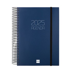 Agenda Finocam OPAQUE Bleu A5 15,5 x 21,2 cm 2025 de Finocam, Agendas civils & carnets de RDV - Réf : S8437435, Prix : 13,93 ...