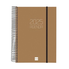 Agenda Finocam OPAQUE Marrón A5 15,5 x 21,2 cm 2025 de Finocam, Agendas y calendarios - Ref: S8437437, Precio: 13,93 €, Descu...