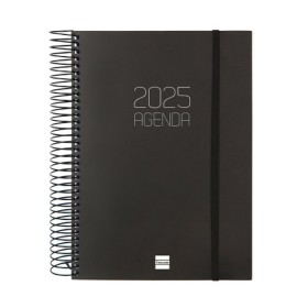 Agenda Finocam OPAQUE Negro A5 15,5 x 21,2 cm 2025 de Finocam, Agendas y calendarios - Ref: S8437439, Precio: 13,93 €, Descue...