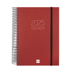 Agenda Finocam OPAQUE Bordeaux A5 15,5 x 21,2 cm 2025 de Finocam, Agendas civils & carnets de RDV - Réf : S8437440, Prix : 13...