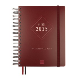 Agenda Finocam TEMPUS Burdeos Cuarto 15,5 x 21,7 cm 2025 de Finocam, Agendas y calendarios - Ref: S8437485, Precio: 19,83 €, ...