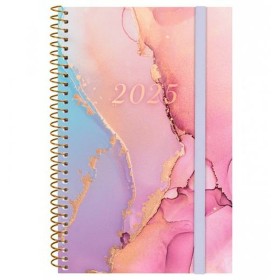 Agenda Finocam DESIGN COLLECTION 11,7 x 18,1 cm 2025 Floreale di Finocam, Diari per appuntamenti e agende - Rif: S8437506, Pr...