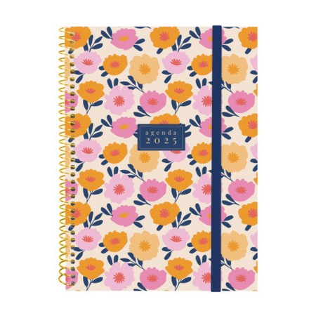 Agenda Finocam DESIGN COLLECTION A5 15,5 x 21,2 cm 2025 Floral de Finocam, Agendas y calendarios - Ref: S8437512, Precio: 8,2...