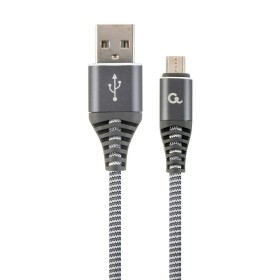 Cable USB a micro USB GEMBIRD CC-USB2B-AMmBM-1M-WB2 Gris
