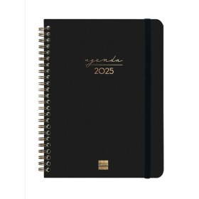 Agenda Finocam ALMA Negro A5 15,5 x 21,2 cm 2025 de Finocam, Agendas y calendarios - Ref: S8437538, Precio: 9,97 €, Descuento: %