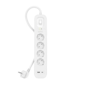 4-socket plugboard with power switch Belkin SRB001VF2M White (2 m) by Belkin, Power Strips - Ref: S8437597, Price: 35,78 €, D...