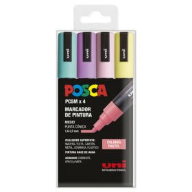 Acrylic paint marker POSCA PC-5M Cake 1,8-2,5 mm 4 Units by POSCA, Permanent Markers & Marker Pens - Ref: S8437711, Price: 12...