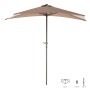 Sunshade 240 x 125 x 250 cm Taupe Aluminium | Tienda24 - Global Online Shop Tienda24.eu