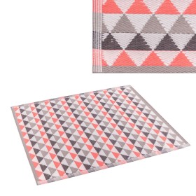 Outdoor rug Safos 160 x 230 x 0,5 cm Grey Coral polypropylene by BigBuy Home, Area Rugs - Ref: S8700076, Price: 34,35 €, Disc...