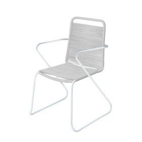 Garden chair Neska ii White Synthetic Aluminium 56 x 59,5 x 81 cm | Tienda24 - Global Online Shop Tienda24.eu