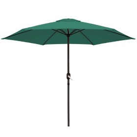 Parasol Monty Aluminium Vert 270 cm de BigBuy Home, Parasols - Réf : S8700326, Prix : 58,85 €, Remise : %