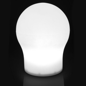 Desk lamp Lorna White Polyethylene 22 x 22 x 28 cm by BigBuy Home, Bedside and Table Lamps - Ref: S8700389, Price: 42,12 €, D...