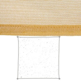 Vele parasole 500 x 500 x 1 cm Beige Polietilene di BigBuy Garden, Vele parasole - Rif: S8700396, Prezzo: 85,80 €, Sconto: %