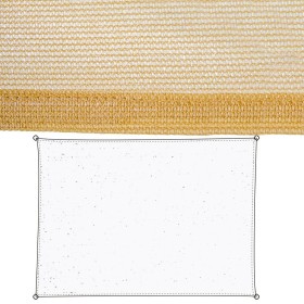 Tela Toldo 300 x 300 x 0,5 cm Beige Polietileno | Tienda24 - Global Online Shop Tienda24.eu