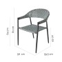 Chaise de jardin Nadia Aluminium | Tienda24 - Global Online Shop Tienda24.eu