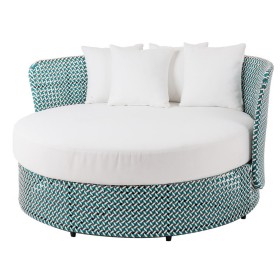 Lit de jardin Nadia Turquoise 133 x 126 x 70 cm de BigBuy Outdoor, Bains de soleil - Réf : S8700577, Prix : 2,00 €, Remise : %