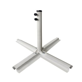 Base per Ombrellone Thais Bianco Acciaio 90 x 90 x 55 cm di BigBuy Garden, Basi e supporti per ombrelloni - Rif: S8700584, Pr...