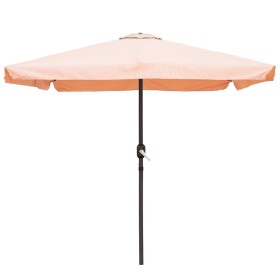 Parasol Monty alu Bege Alumínio 250 x 250 x 244 cm de BigBuy Garden, Sombrinhas - Ref: S8700708, Preço: 80,32 €, Desconto: %