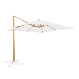 Parasol Aktive BANANA 300 x 255 x 300 cm Alumínio Creme Ø 300 cm | Tienda24 - Global Online Shop Tienda24.eu