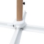 Parasol Tiber Blanc Aluminium bois de teck 300 x 300 x 250 cm | Tienda24 - Global Online Shop Tienda24.eu