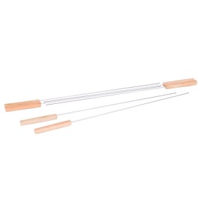 Ensemble de brochettes pour barbecue Algon Métal 6 Pièces (24 Unités) (33 cm x 4 mm) | Tienda24 - Global Online Shop Tienda24.eu