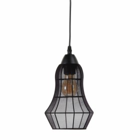 Candeeiro de teto Preto Metal Ø 15 cm de BigBuy Home, Iluminação suspensa - Ref: S8800625, Preço: 13,84 €, Desconto: %