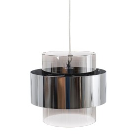 Suspension 28 x 28 x 120 cm Verre Métal Argent Ø 28 cm de BigBuy Home, Suspensions - Réf : S8800689, Prix : 38,82 €, Remise : %