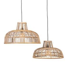 Lampadario 51,5 x 51,5 x 30 cm Naturale (2 Unità) di BigBuy Home, Lampade a sospensione - Rif: S8801239, Prezzo: 95,71 €, Sco...