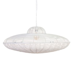 Candeeiro de teto Metal Branco 80 x 80 cm de BigBuy Home, Iluminação suspensa - Ref: S8801265, Preço: 92,81 €, Desconto: %